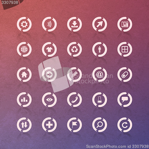 Image of Vector icon set\r