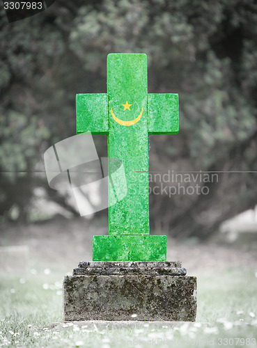 Image of Gravestone in the cemetery - Mauritania