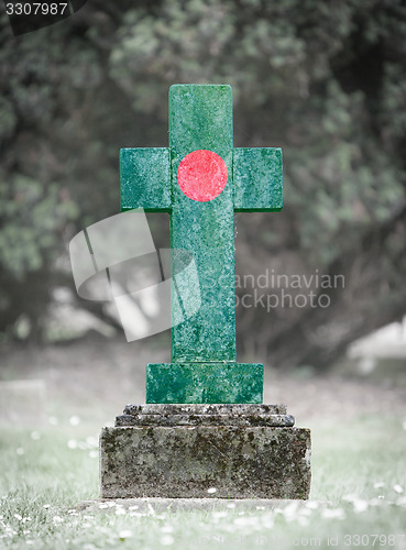 Image of Gravestone in the cemetery - Bangladesh