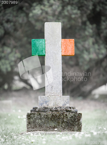 Image of Gravestone in the cemetery - Ireland