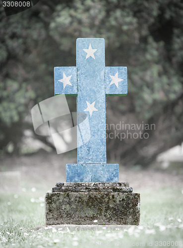 Image of Gravestone in the cemetery - Micronesia