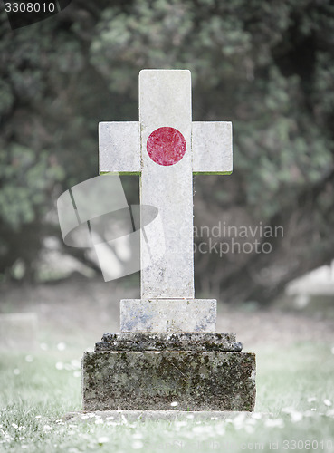 Image of Gravestone in the cemetery - Japan