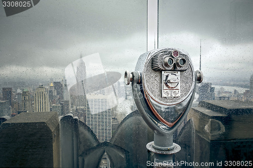 Image of New York at a rainy day