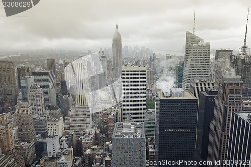 Image of New York at a rainy day