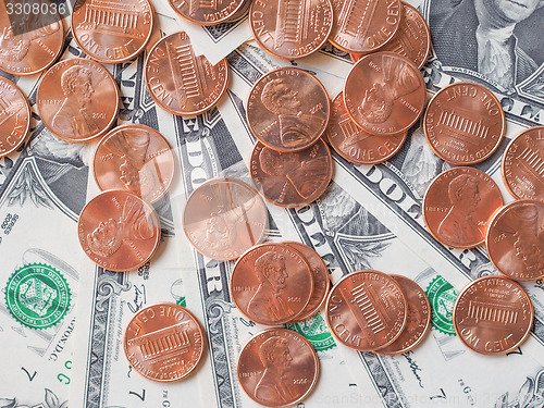 Image of Dollar coins and notes