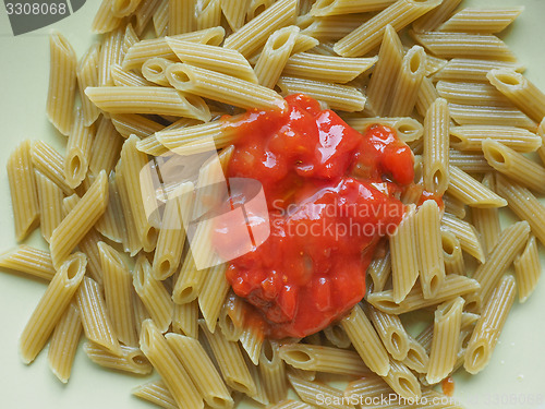 Image of Penne pasta with tomato