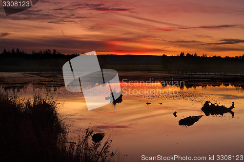 Image of Sunset Duralia Lake Penrith