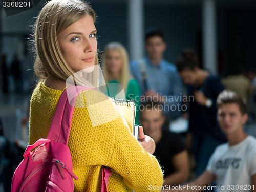 Image of students group  study