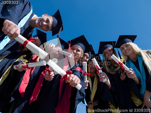 Image of high school graduates students