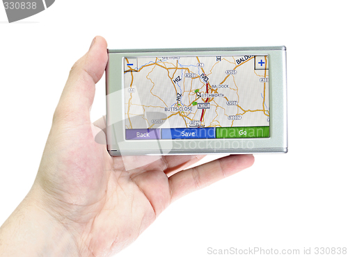 Image of GPS screen