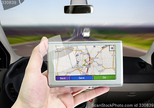 Image of GPS screen