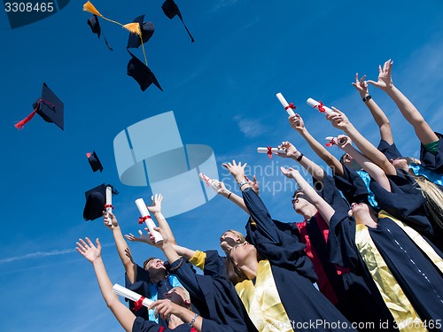 Image of high school graduates students