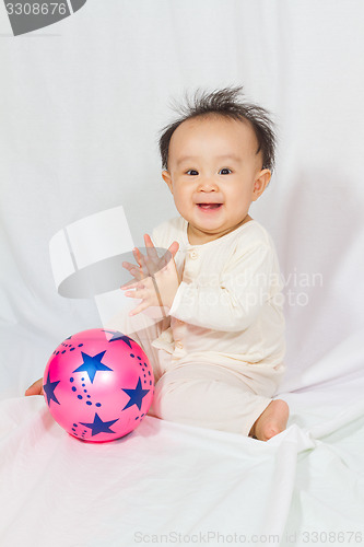 Image of Asian Chinese Baby Smiling