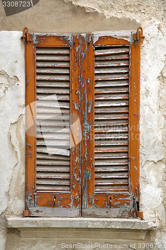 Image of cavaria varese italy abstract   venetian blind in the concrete  