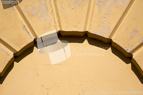 Image of abstract in italy   vinago varese  the old wall  