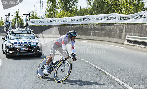 Image of The Cyclist Michal Kwiatkowski - Tour de France 2014