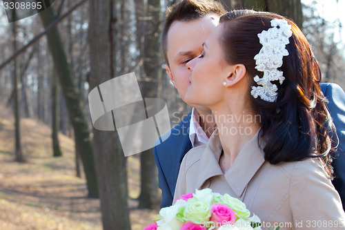 Image of groom and bride