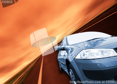 Image of Blue car