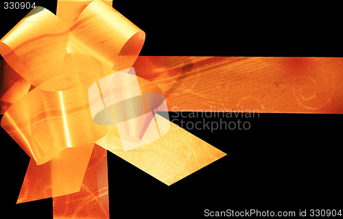Image of Yellow  ribbon and bow
