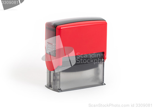 Image of Plastic stamp isolated