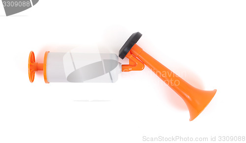 Image of Manual air horn isolated