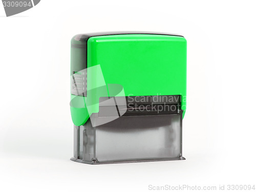 Image of Plastic stamp isolated