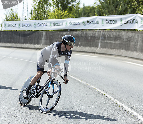 Image of The Cyclist Geraint Thomas - Tour de France 2014