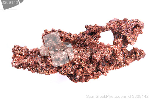 Image of natural copper isolated