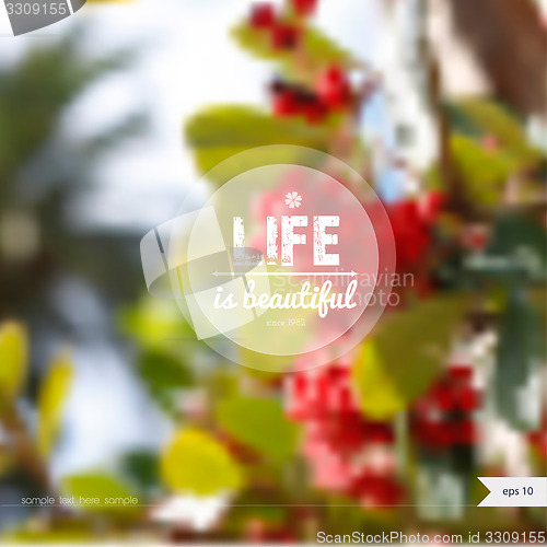Image of Vector summer background