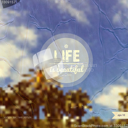 Image of Vector summer background