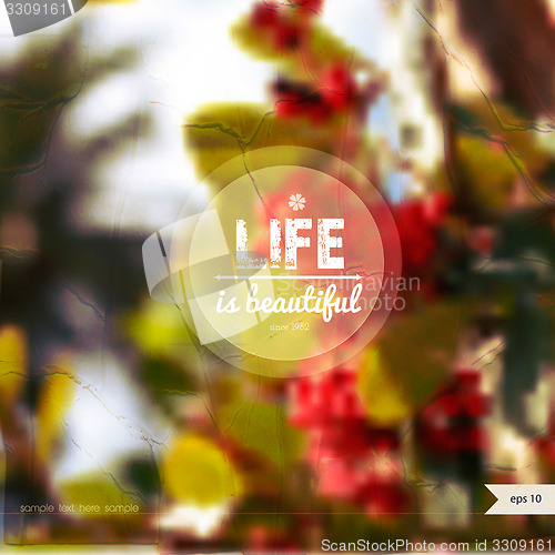 Image of Vector summer background