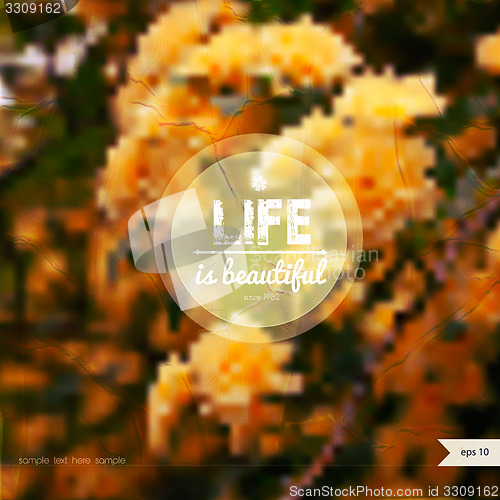 Image of Vector summer background