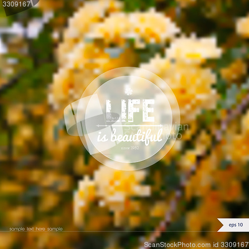 Image of Vector summer background