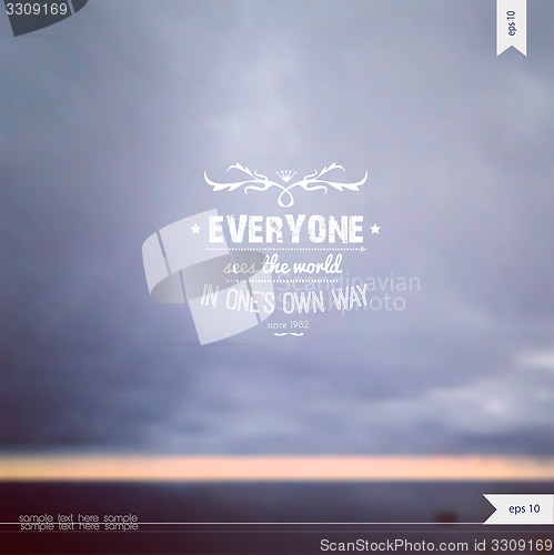 Image of Vector summer background with place for your text. Summer Time.