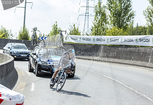 Image of The Cyclist Richie Porte - Tour de France 2014