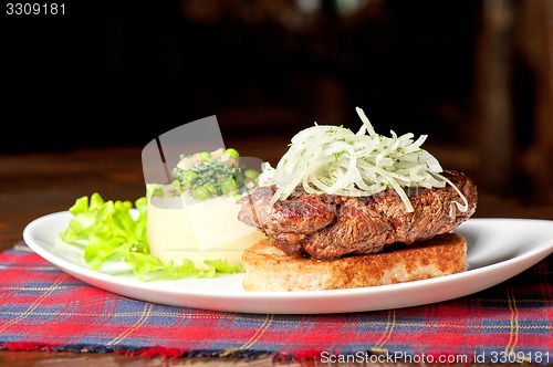 Image of Gourmet steak meat