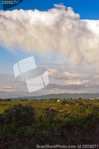 Image of Spring landscape. Tuscany, Italy