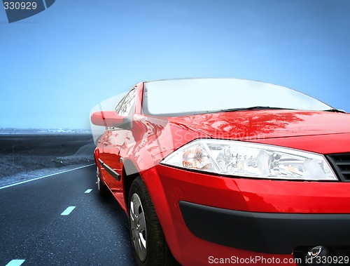 Image of Red car