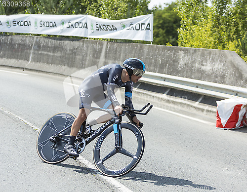 Image of The Cyclist Richie Porte - Tour de France 2014