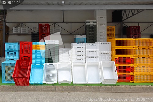 Image of Plastic crates