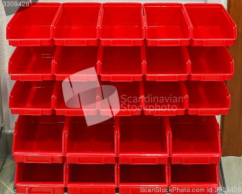 Image of Parts rack red
