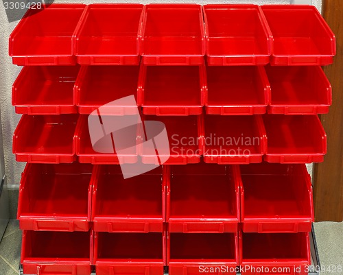 Image of Parts rack red