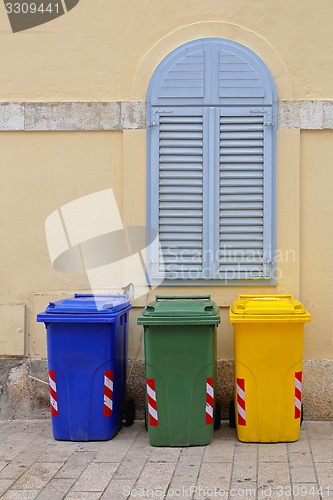 Image of Recycling bins