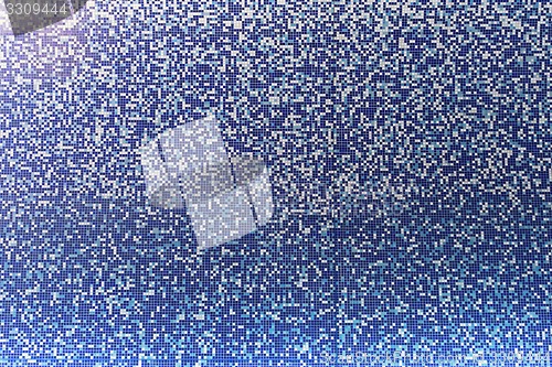 Image of Blue mosaic tiles