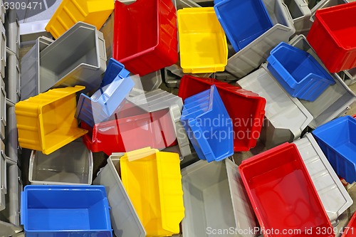 Image of Plastic tubs and bins