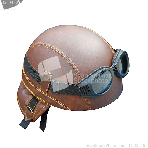 Image of Helmet with goggles