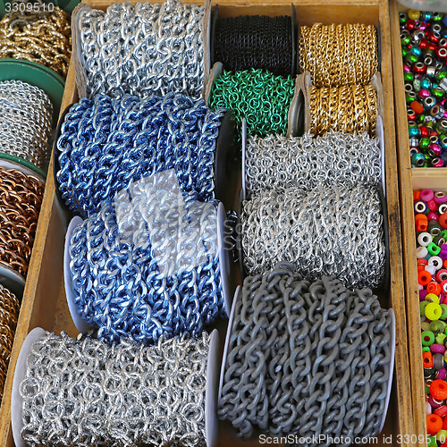 Image of Metallic chains