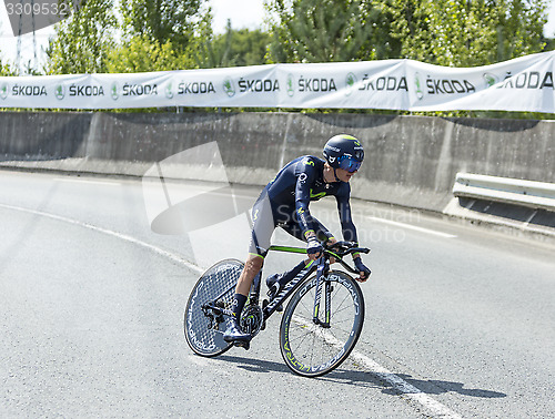 Image of The Cyclist John Gadret- Tour de France 2014