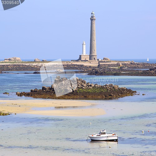 Image of Ile Vierge and his lighthouse