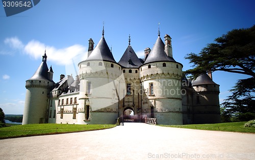 Image of Chaumont castle in Loire Valley, France